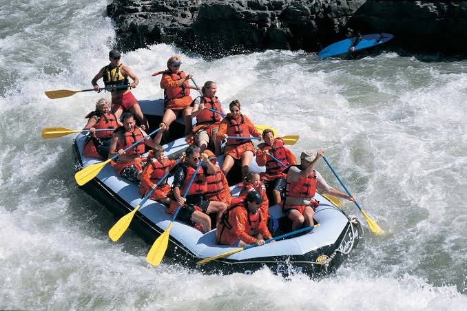 Whitewater rafting on the Snake River in Jackson Hole